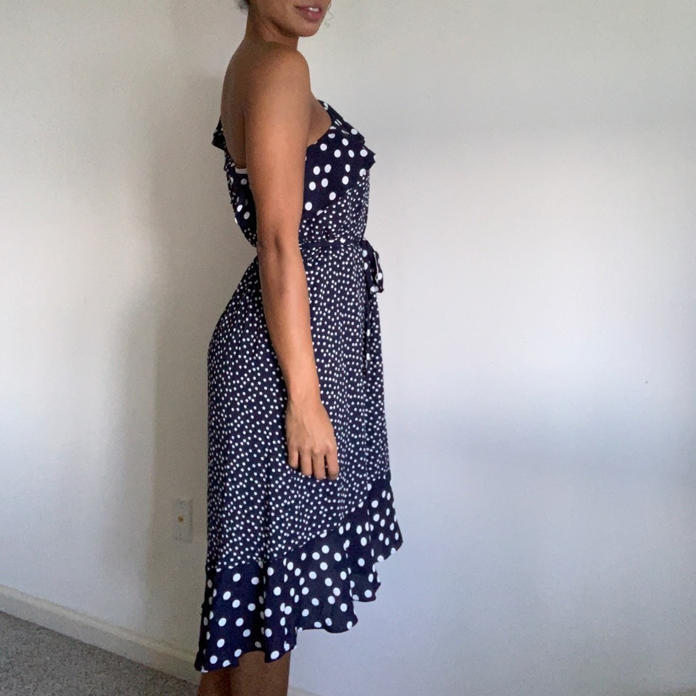 Polka dot one shoulder dress - Picture 5 of 5